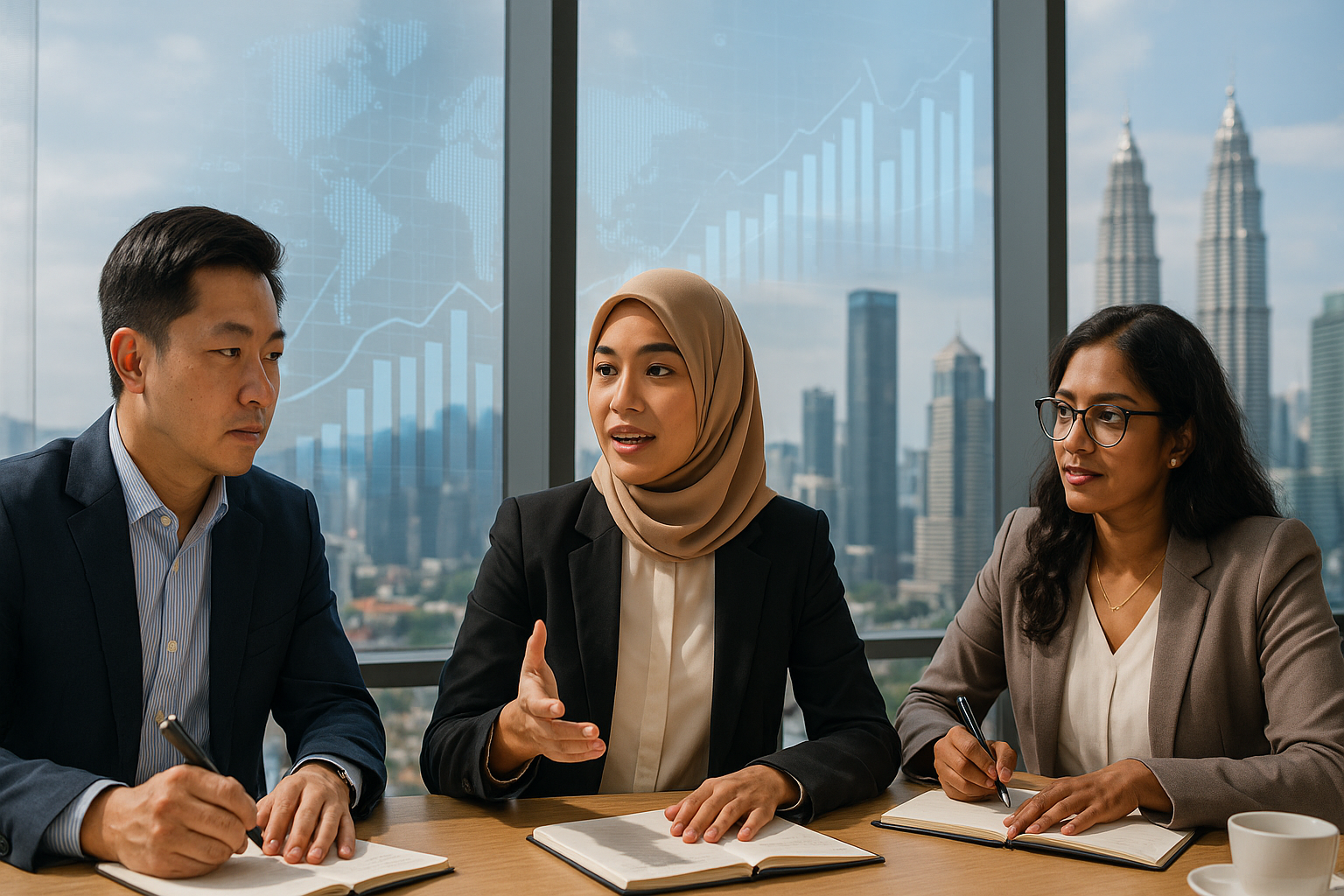 The Role of English in Malaysia’s Growing Business Sector 1 Business professional using English language skills in Malaysia’s growing business sector